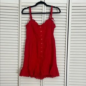 Urban Outfitters Scarlet Button-Front Chemise